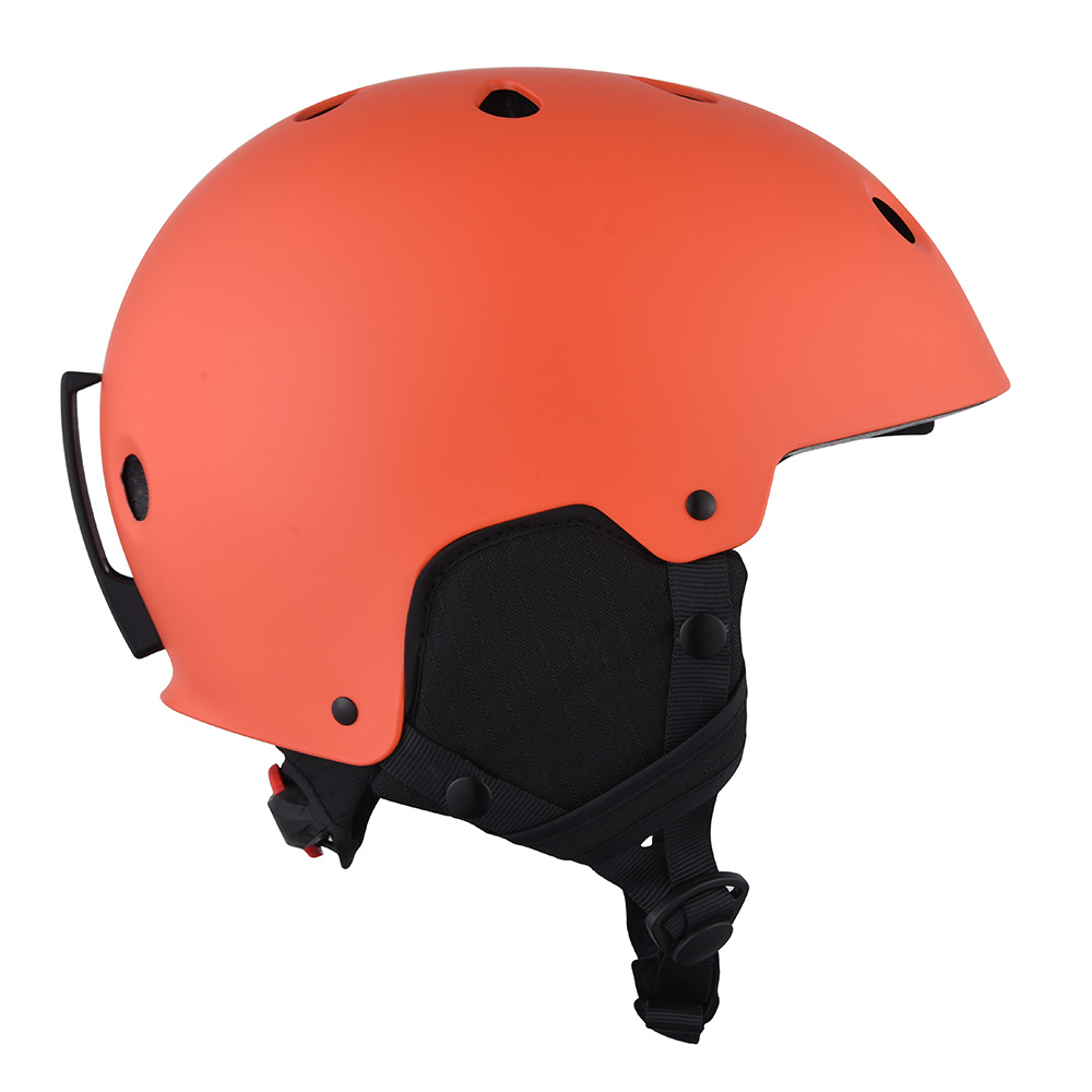 Casque de Ski de neige de coquille d'abs de Certification de la CE casque rouge de Ski