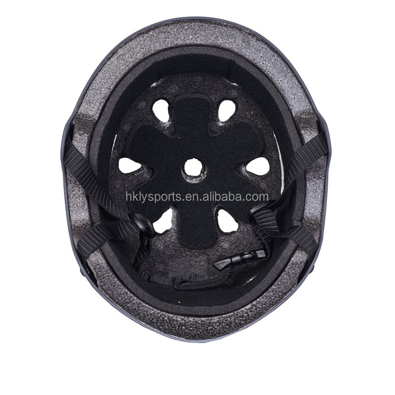 Casques de patinage de vélo noirs mats personnalisés de protection approuvés par la CE CPSC