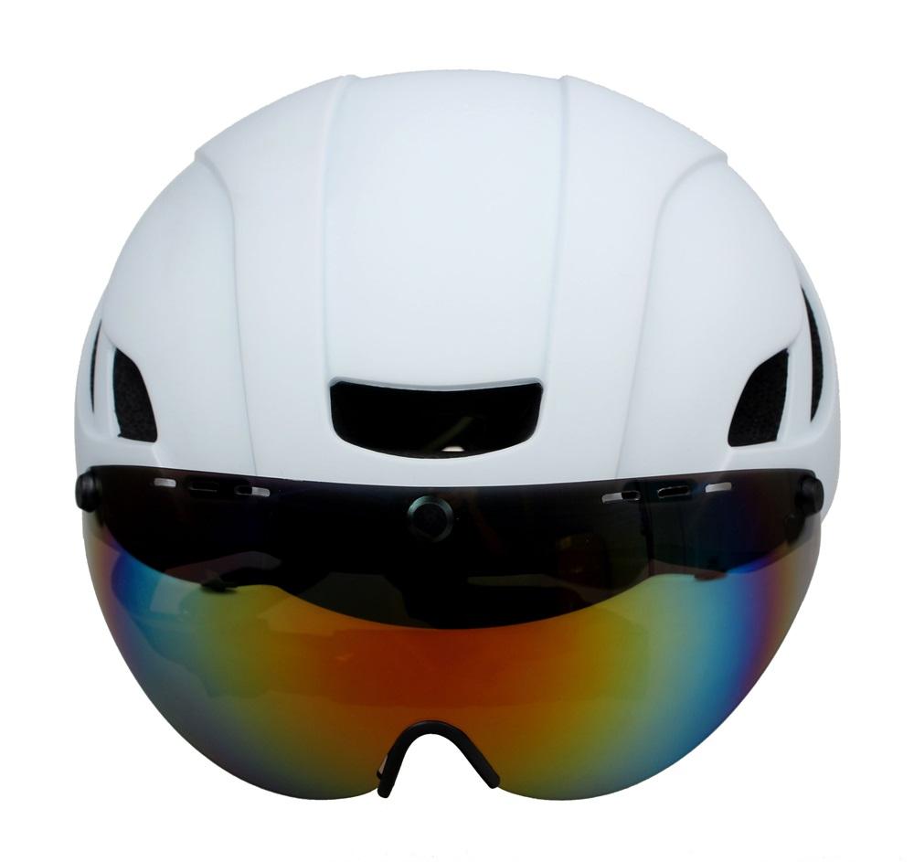 Casque de vélo avec lunettes magnétiques amovibles, visière de vélo de montagne, casque de cyclisme pour adultes, pour hommes, femmes et jeunes