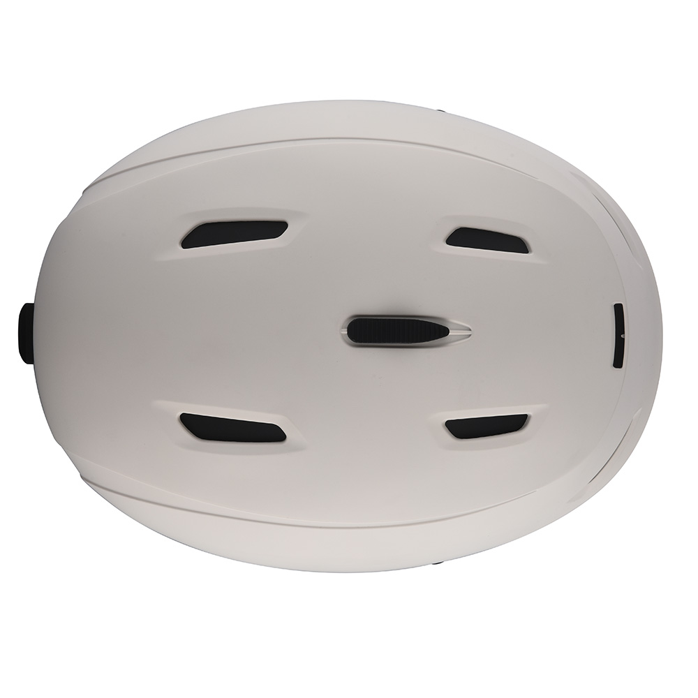 Casque de protection de casque de snowboard de ski personnalisé coloré pour adulte blanc