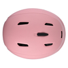 Casque de protection de casque de snowboard de ski personnalisé coloré pour adulte rose