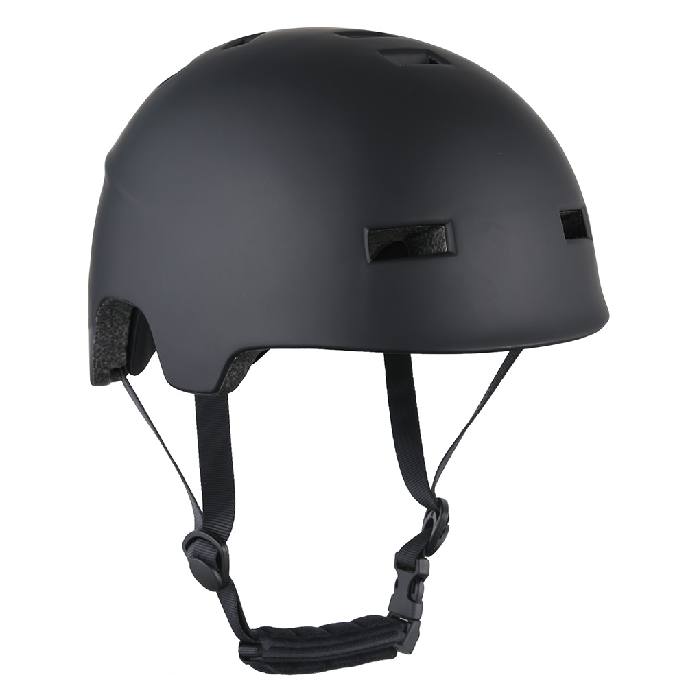Casque de skate moulé, nouveau casque design noir