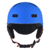 Casque de ski de neige amovible pour ski d'hiver en plein air professionnel avec sécurité certifiée CE ASTM pour hommes, femmes et jeunes casques de ski bleus